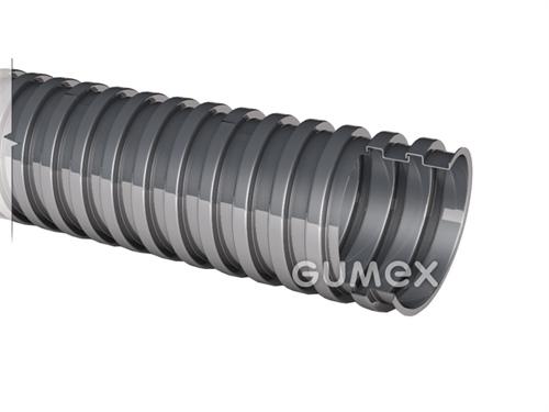 METAL HOSE 101, 8/10mm, IP40, Metall mit verzinkter Oberfläche, +400°C, grau, 